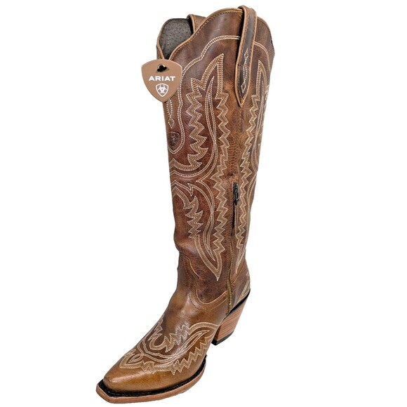 Ariat Women's Casanova Western Boot Shades of Grain Size 7.5 Snip Toe - Picture 11 of 16